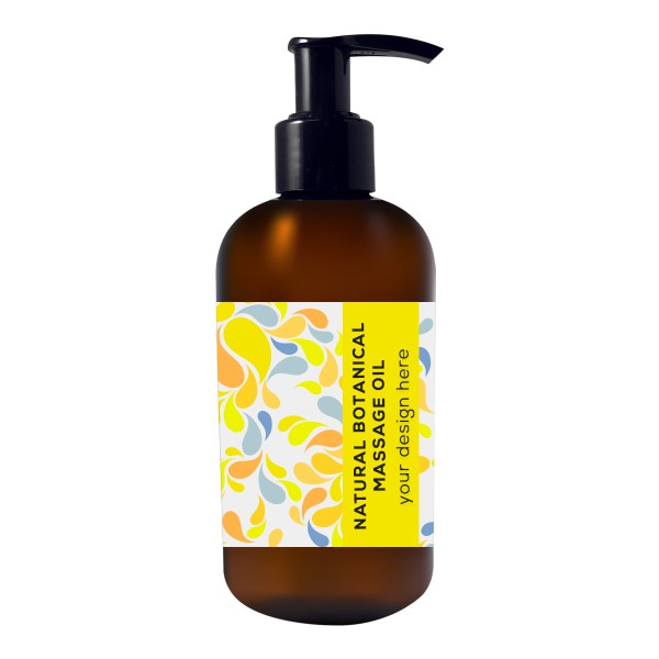 Natural Botanical Massage Oil with Tea Tree and Lemongrass 8 fl oz